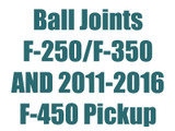 Ball Joints, 05-16 F250, F350, F450pu Super 60F